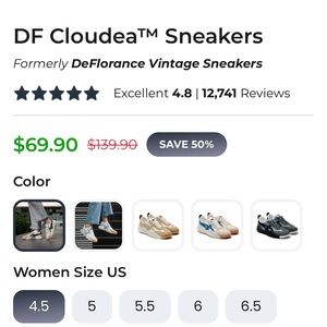 DF Cloudea™ Sneakers